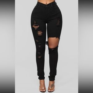 Fashion nova glistening jean